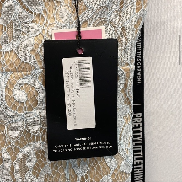 ✨NWT Dusty Blue Lace Dress✨ - Picture 5 of 5